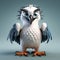 Playful 3d Cartoon Owl Model Inspired By Raphael Lacoste
