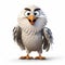 Playful 3d Pixar Eagle With Inventive Character Designs