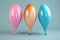 Playful 3D Render: Colorful Abstract Balloon, a Whimsical Display of Joy and Cheerful Vibrance