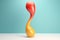 Playful 3D Render: Colorful Abstract Balloon, a Whimsical Display of Joy and Cheerful Vibrance
