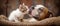 A Playful American Staffordshire Terrier And A Tiny Kitten Bonding Joyfully