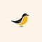 Playful Canary Logo Design With Minimalist And Retro Elements
