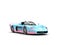 Playful candy blue and pink concept supercar