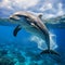 Playful Dolphins: Graceful Leaps in Turquoise Waves