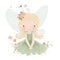 Playful fairy sprite vector