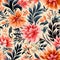 Playful floral patterns for design