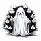 Playful Halloween Haunters Amusing Ghosts