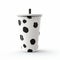 Playful And Ironic Black And White Cup Mock Up