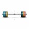 Playful Perspective: Colorful Barbell Illustration