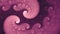 Playful Pink Tentacle Spiral Abstract Fractal Background