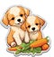 Playful Pups and Crunchy Carrots