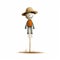 Playful Scarecrow Illustration Design By Ian Wright