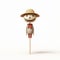 Playful Scarecrow Illustration With Toy-like Proportions
