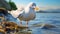 Playful Seagull: A Marine Biology-inspired National Geographic Photo