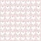 Playful Seamless vector pattern with little colourful hearts on a white background.