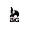 Playful Simple Big Elephant Logo Design