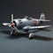 Playful Vintage Wartime Aircraft In Zbrush Style