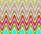 Playful waves shapes in rainbow colors