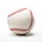 Playful White Baseball On Background: A Modern Artistic Representation