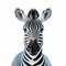 Playful Zebra Close-up: Stunning Wildlife Art By Akos Major