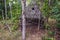 Playground in Abandoned military base of Soviet Duga radar in Chernobyl zone