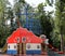 Playground in the form of a ship on a sunny summer day, Moscow