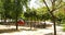 Playground in the gardens of Nou Barris