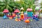 Playground outdoor children space colorful