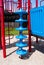 Playground spiral climbing structure