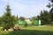 Playground for tennis in the Sanatorium Belokuriha