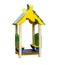 Playhouse for playground on white