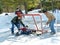 Playing Ball Hockey