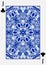 Playing Card Back Design russian winter design