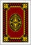 Playing card back side 62x90 mm