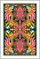 Playing card back side 62x90 mm