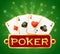 Playing card. Casino icons. Poker symbols