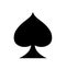 Playing card illustration casino symbol playing cards sign