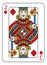 Playing Card Jack Diamonds Yellow Red Blue Black