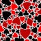 Playing card seamless pattern