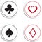 Playing card symbols