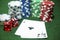 Playing cards Clubs Dice Poker chips