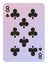 Playing cards, Eight of clubs