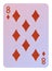 Playing cards, Eight of diamonds
