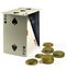 Playing cards and euro coins