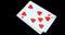 Playing cards on poker table 4k