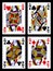 Playing cards - queens