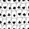 Playing cards seamless background pattern