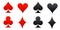 Playing cards symbols