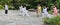 Playing chinese shadow boxing in qili town,mount emei,shichuan,china