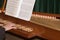 Playing the clavecin
